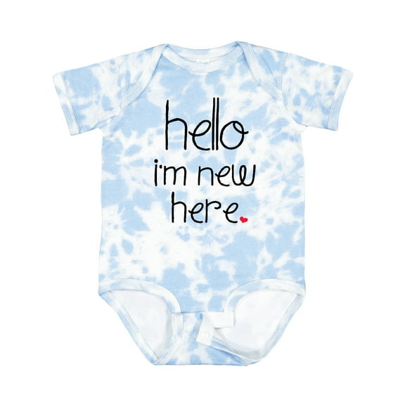Inktastic Hello, I'm New Here. Boys or Girls Baby Bodysuit