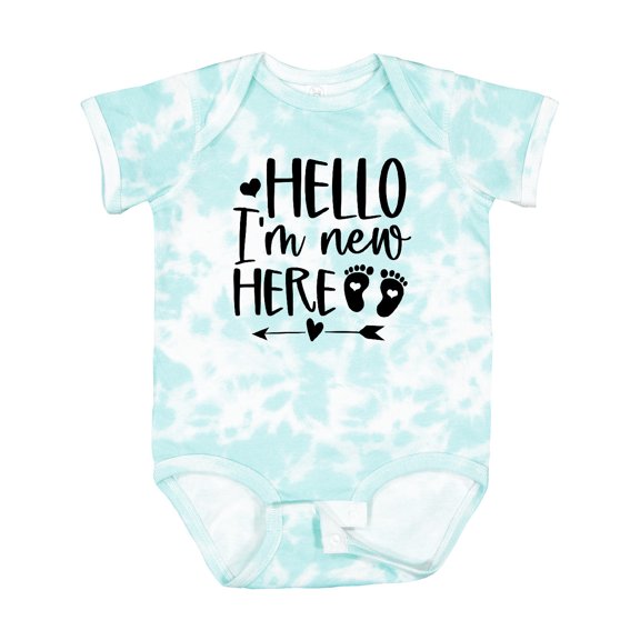 Inktastic Hello. I'm New Here. Boys or Girls Baby Bodysuit