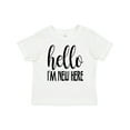 thumbnail image 1 of Inktastic Hello, I'm New Here Boys or Girls Toddler T-Shirt, 1 of 5