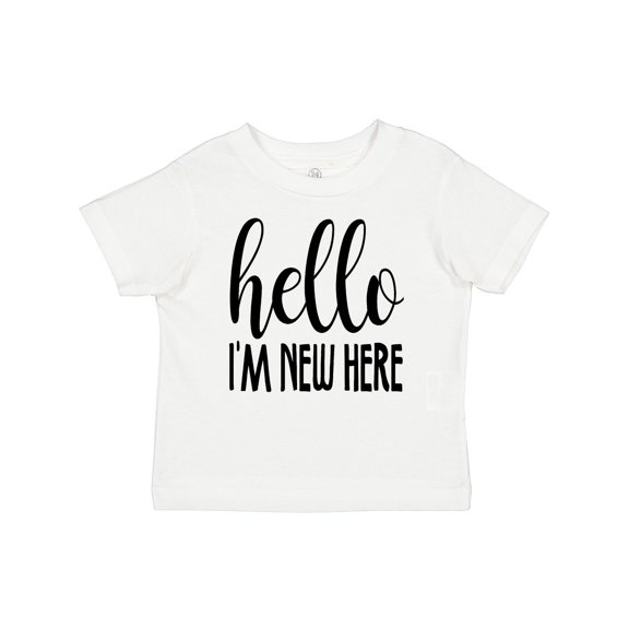 Inktastic Hello, I'm New Here Boys or Girls Toddler T-Shirt