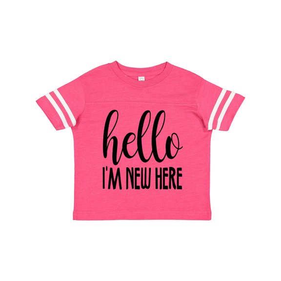 Inktastic Hello, I'm New Here Boys or Girls Toddler T-Shirt