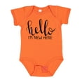 thumbnail image 1 of Inktastic Hello, I'm New Here Hand Drawn Type Boys or Girls Baby Bodysuit, 1 of 5