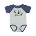 thumbnail image 1 of Inktastic Hello, I'm New Here Hand Drawn Type Boys or Girls Baby Bodysuit, 1 of 5