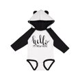 thumbnail image 1 of Inktastic Hello, I'm New Here- Hand Drawn Type Gift Baby Boy or Baby Girl Long Sleeve Bodysuit, 1 of 4