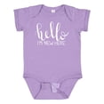 thumbnail image 1 of Inktastic Hello, Im New Here- Hand Drawn Type Boys or Girls Baby Bodysuit, 1 of 5