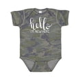 thumbnail image 1 of Inktastic Hello, Im New Here- Hand Drawn Type Boys or Girls Baby Bodysuit, 1 of 5