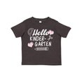 thumbnail image 1 of Inktastic Hello Kindergarten with Hearts and School Supplies Boys or Girls Toddler T-Shirt, 1 of 5