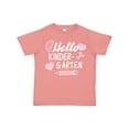 thumbnail image 1 of Inktastic Hello Kindergarten with Hearts and School Supplies Boys or Girls Toddler T-Shirt, 1 of 5