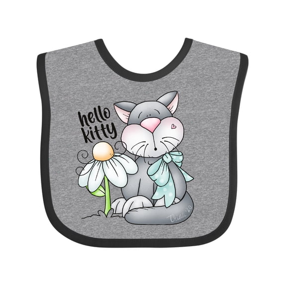Inktastic Hello Kitty Cat Boys Baby Bib