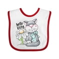 thumbnail image 1 of Inktastic Hello Kitty Cat Boys Baby Bib, 1 of 4
