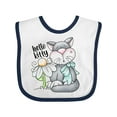 thumbnail image 1 of Inktastic Hello Kitty Cat Boys Baby Bib, 1 of 4