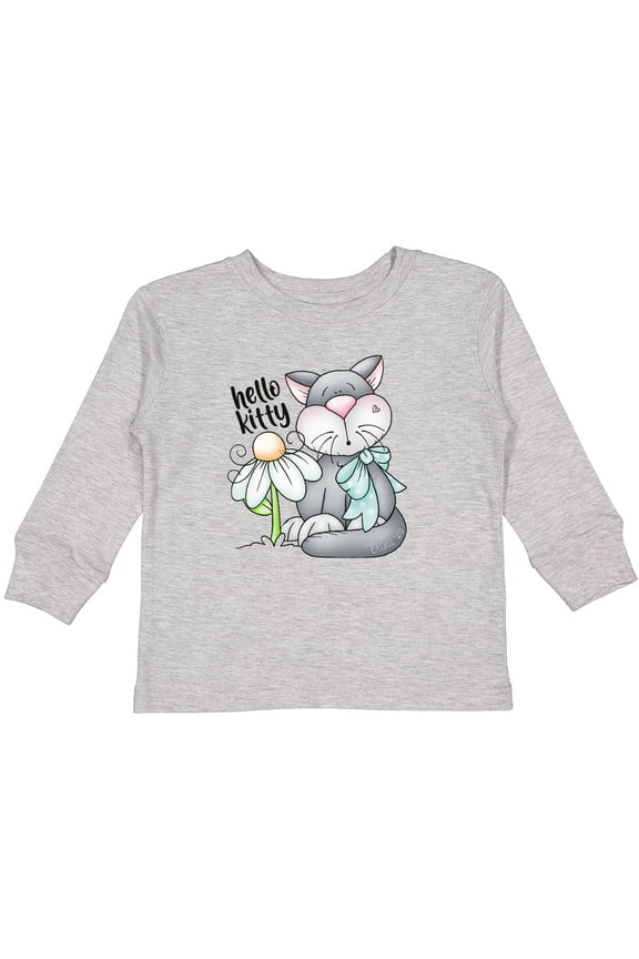 Hello Kitty Cat Boys Long Sleeve Toddler T-Shirt