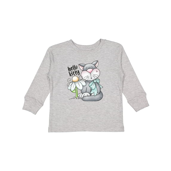 Inktastic Hello Kitty Cat Boys Long Sleeve Toddler T-Shirt