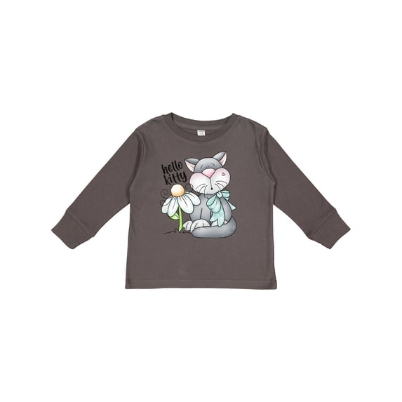 Inktastic Hello Kitty Cat Boys Long Sleeve Toddler T-Shirt