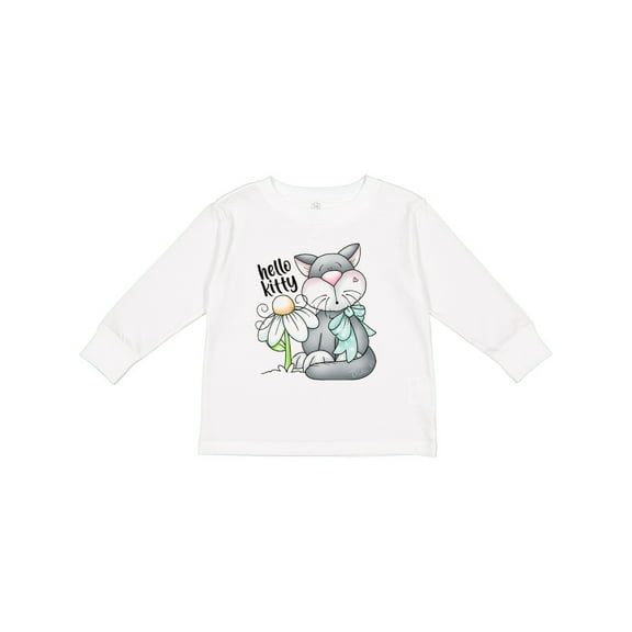 Inktastic Hello Kitty Cat Boys Long Sleeve Toddler T-Shirt