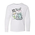 thumbnail image 1 of Inktastic Hello Kitty Cat Long Sleeve Youth T-Shirt, 1 of 5