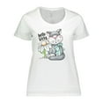 thumbnail image 1 of Inktastic Hello Kitty Cat Women's Plus Size T-Shirt, 1 of 5