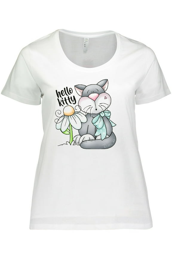 Hello Kitty Cat Women's Plus Size T-Shirt