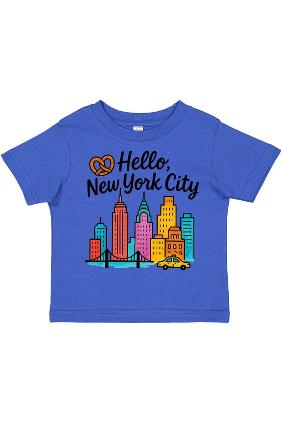 Hello New York City Boys or Girls Toddler T-Shirt
