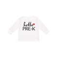 thumbnail image 1 of Inktastic Hello Pre-k Boys or Girls Long Sleeve Toddler T-Shirt, 1 of 5