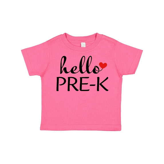 Inktastic Hello Pre-k Boys or Girls Toddler T-Shirt