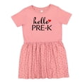 thumbnail image 1 of Inktastic Hello Pre-k Girls Toddler Dress, 1 of 5