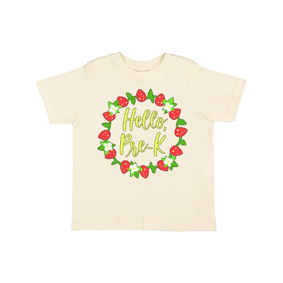 Inktastic Hello, Pre-k Strawberries Boys or Girls Toddler T-Shirt