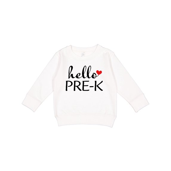 Inktastic Hello Pre-k Toddler Sweatshirt