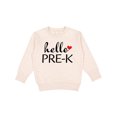 thumbnail image 1 of Inktastic Hello Pre-k Toddler Sweatshirt, 1 of 4