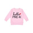 thumbnail image 1 of Inktastic Hello Pre-k Toddler Sweatshirt, 1 of 4