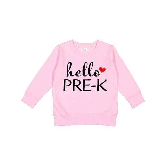 Inktastic Hello Pre-k Toddler Sweatshirt