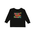 thumbnail image 1 of Inktastic Hello Preschool 1st Day of School Boys or Girls Long Sleeve Toddler T-Shirt, 1 of 5