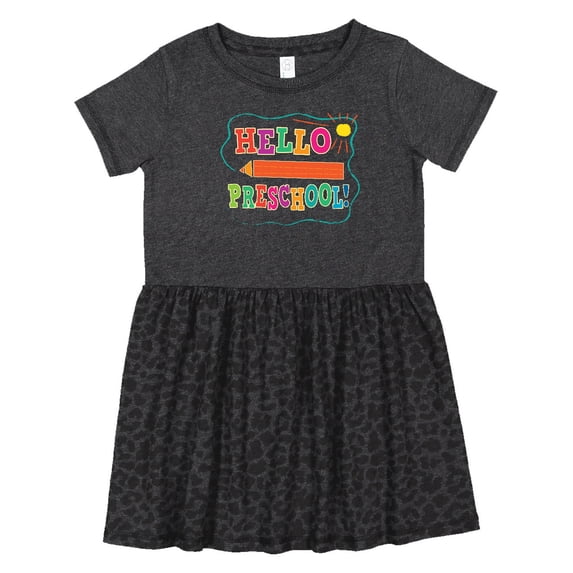 Inktastic Hello Preschool 1st Day of School Girls Toddler Dress