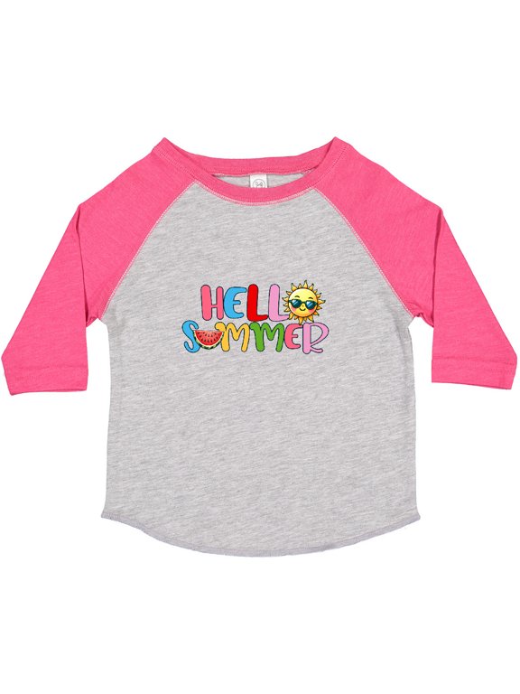 Hello Summer Boys or Girls Toddler T-Shirt