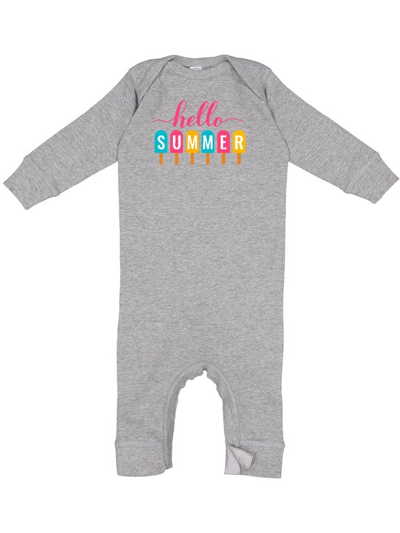 Hello Summer Popsicles Baby Romper Coveralls