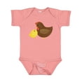 thumbnail image 1 of Inktastic Hen and Chick Farm Animals Boys or Girls Baby Bodysuit, 1 of 5