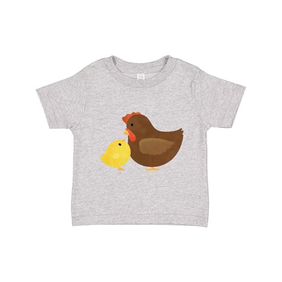 Inktastic Hen and Chick Farm Animals Boys or Girls Toddler T-Shirt