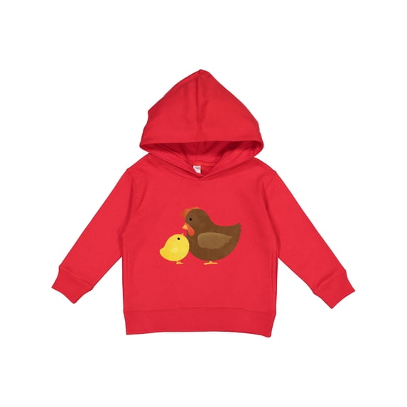 Inktastic Hen and Chick Farm Animals Toddler Hoodie