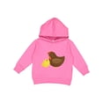 thumbnail image 1 of Inktastic Hen and Chick Farm Animals Toddler Hoodie, 1 of 4