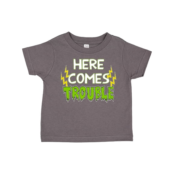 Inktastic Here Comes Trouble Boys or Girls Toddler T-Shirt