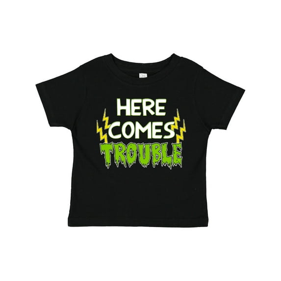 Inktastic Here Comes Trouble Boys or Girls Toddler T-Shirt