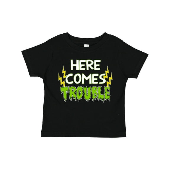 Inktastic Here Comes Trouble Boys or Girls Toddler T-Shirt