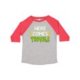 thumbnail image 1 of Inktastic Here Comes Trouble Boys or Girls Toddler T-Shirt, 1 of 5