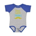 thumbnail image 1 of Inktastic Here Comes Trouble, Mustache, Moustache Boys or Girls Baby Bodysuit, 1 of 5