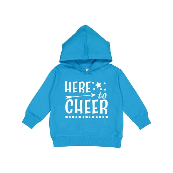 Inktastic Here to Cheer Cheerleading with Arrow and Stars Toddler Hoodie