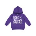 thumbnail image 1 of Inktastic Here to Cheer Cheerleading with Arrow and Stars Toddler Hoodie, 1 of 4