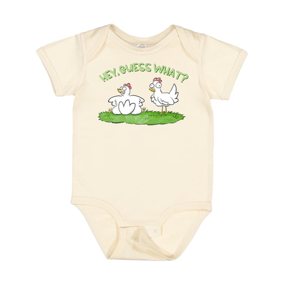 Inktastic Hey, Guess What? Chicken Butt Boys or Girls Baby Bodysuit