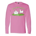 thumbnail image 1 of Inktastic Hey, Guess What? Chicken Butt Long Sleeve T-Shirt, 1 of 5