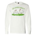 thumbnail image 1 of Inktastic Hey, Guess What? Chicken Butt Long Sleeve T-Shirt, 1 of 5