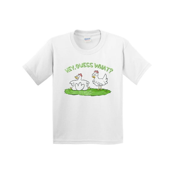 Inktastic Hey, Guess What? Chicken Butt Youth T-Shirt